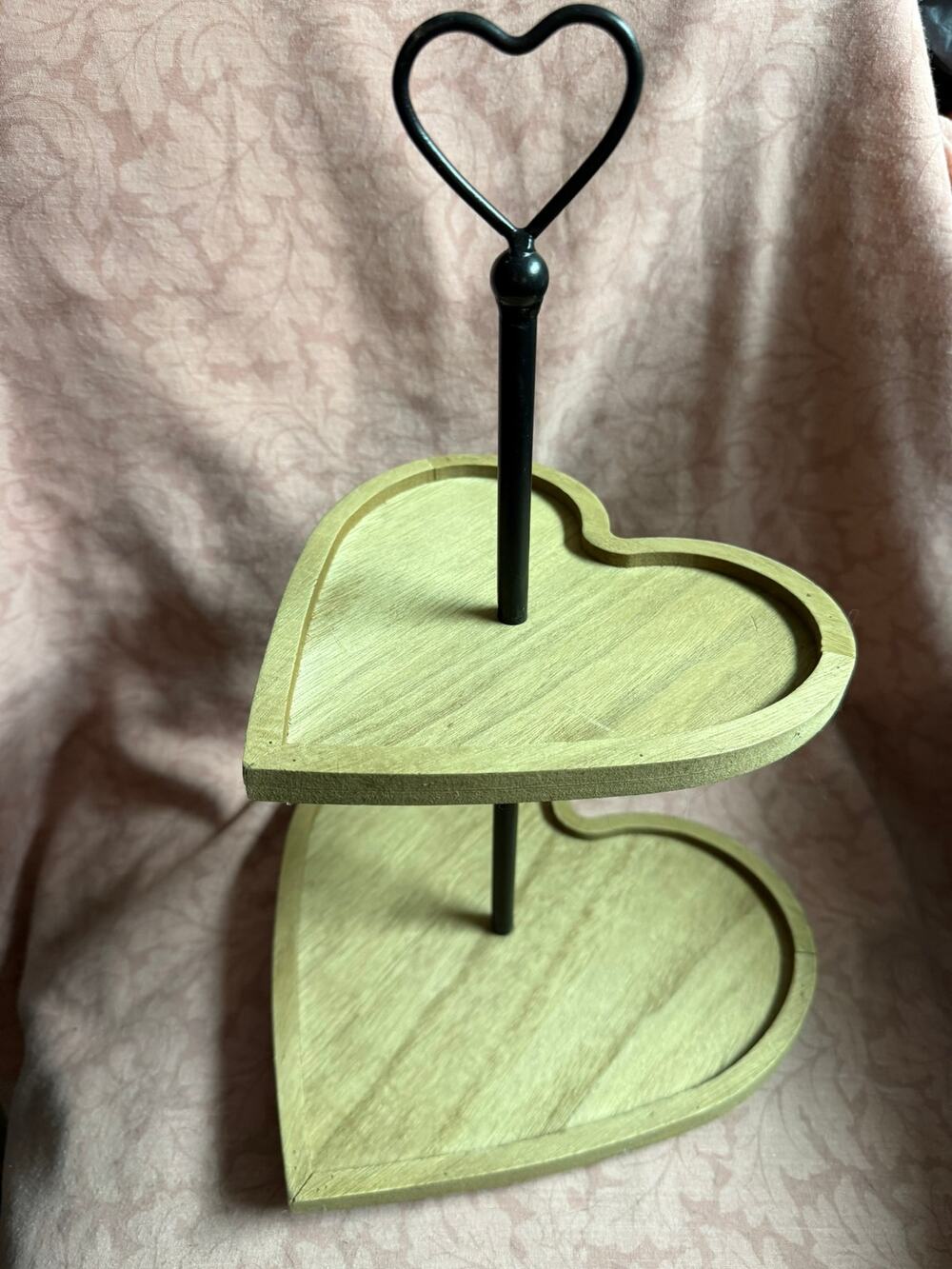 Hobby Lobby Valentine’s Day heart tier wood decor